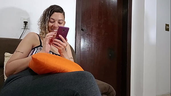 Step-mom suddenly gets a cock in her face and sucks until cumshot.